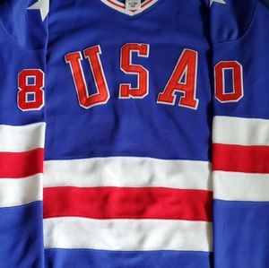 1980 Team USA Miracle On Ice Hockey Jersey